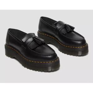 NWT Dr. Martens Adrian Leather Platform Tassel Loafers